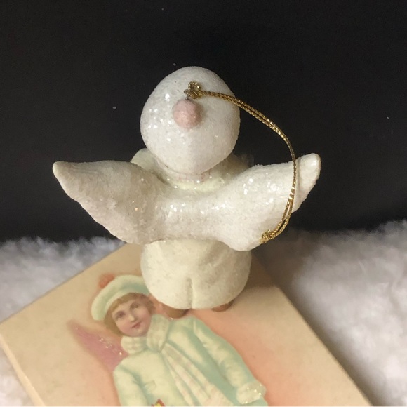 Costco's Victorian Ceramic Christmas Angel Ornament In Original Box - Picture 8 of 11